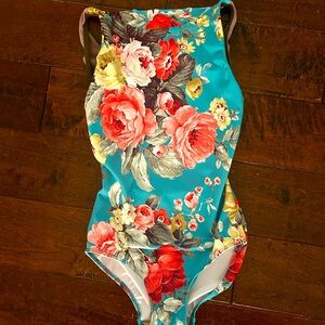 Eleve’ floral leotard - S